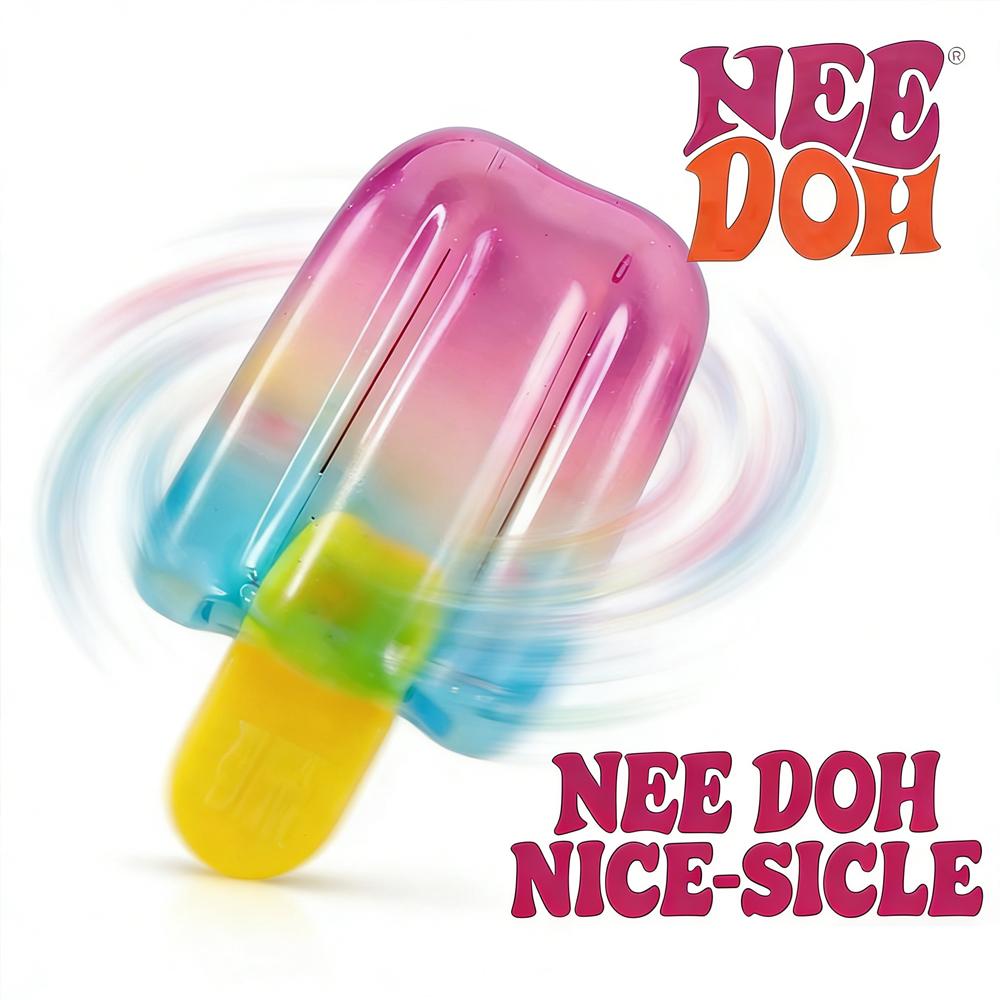 Schylling Needoh Duang Cube Sensory Toy, Gradient Popsicle Stress Relief Cube, Calms Anxiety, Boosts Focus & Aids Adhd