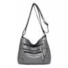 Bag women's new soft leather versatile large-capacity messenger bag mother bag elderly women's bag shoulder bag