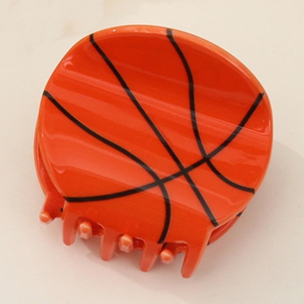Funny Acrylic Shark Hair Clip Y2K Style Large Size Basketball Hair Claw New Style Fashion Design Football Hair Clip