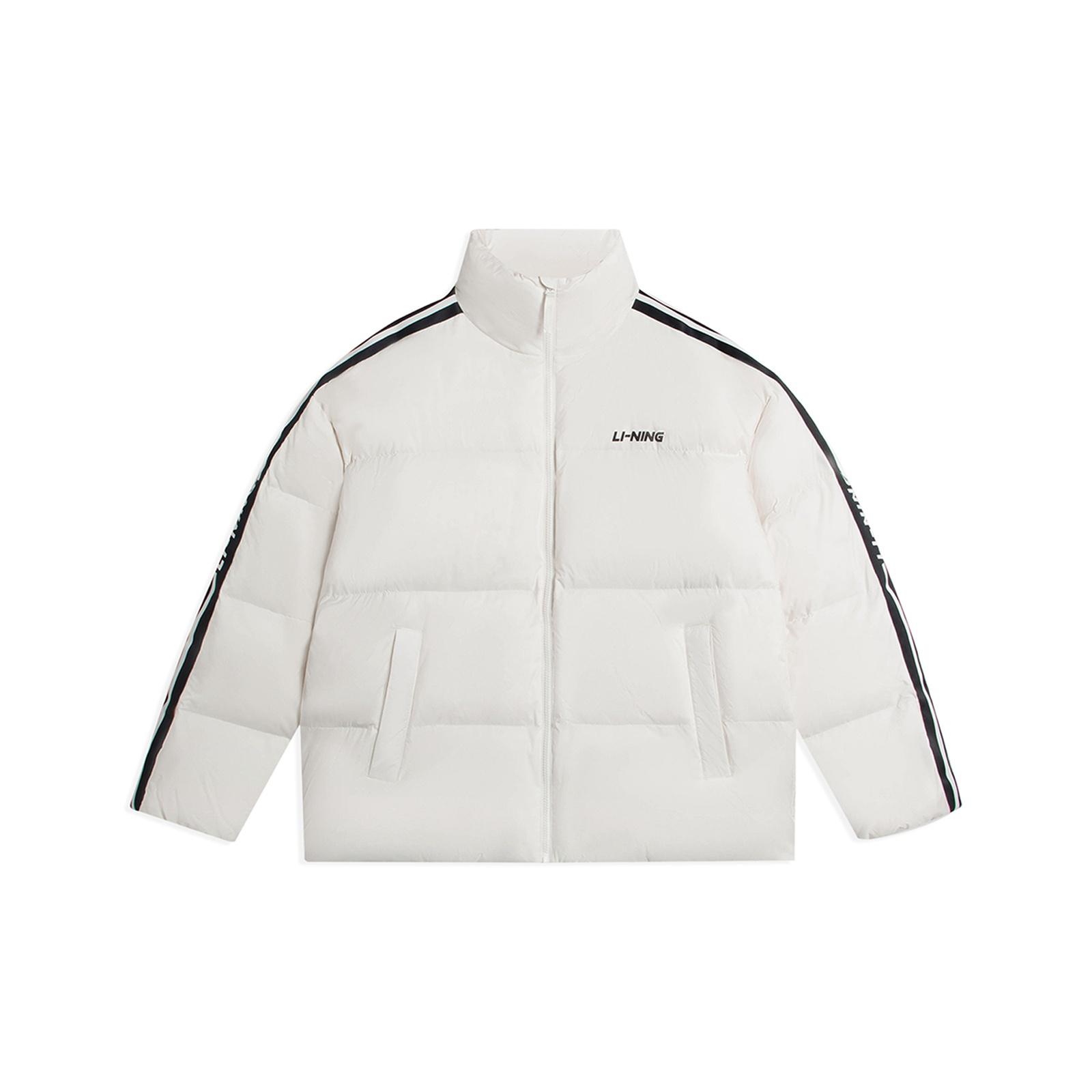 Li-Ning Graphic Short Down Jacket White Men s AYMS337-2 XL