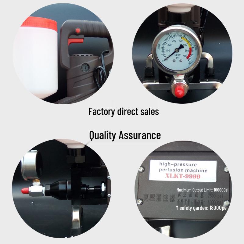 High-Pressure Polyurethane Grouting Machine for Waterproof Leak Repair