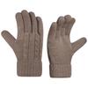 Double-layer Gloves Men's Fleece Warm Thickened Autumn and Winter Cold-proof Outdoor Knitted Gloves