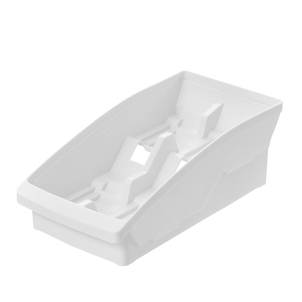 Richell TOTONO Bowl Stand Made in Dishwasher with Easy to Dish Storage Model 10006 Shelf-Mounted R, White, Japan, Safe, Handle, Use, Convenient,