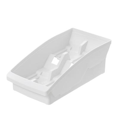 Richell TOTONO Bowl Stand Made In Dishwasher with Easy To Dish Storage Model 10006 Shelf-Mounted R, White, Japan, Safe, Handle, Use, Convenient,