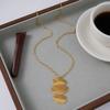 Modern Geometric Drop Necklace Versatile Jewelry Accessory For Casual Office Evening Event And Special Occasions