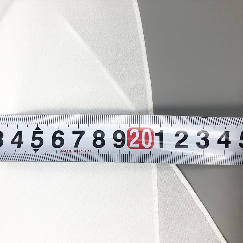 2021 Women Real Silk Scarf Square Neck Shawls Lady White Solid Crepe Bandana Hair Band Kerchief Scarf Hijabs for DIY Painting