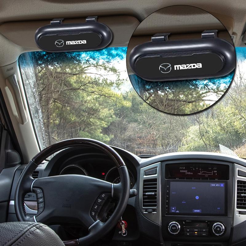 1Pz Parasole per Auto Portaoggetti per Occhiali Organizer Accessori Per Mazda 3 6 CX5 2 CX3 CX9 MX5 RX8 Axela Demio MS CX5 2 Axela Demio Atenza MS GJI