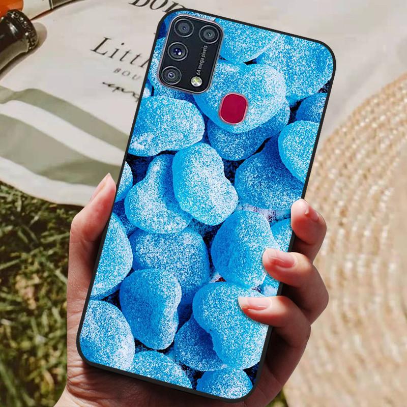 For Samsung M31 Case Phone Cover Silicone Soft TPU Back Cover for Samsung Galaxy M31 M 31 case SM-M315FZBVSER m315 Fundas Bumper