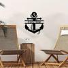 Vintage Anchor Metal Wall Art Personalized Home Decor Nautical Sign