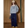 Coolhut American High Street Drawstring Loose Straight Wide-Leg Sports Cargo Pants 2025 Autumn Women's Casual Pants