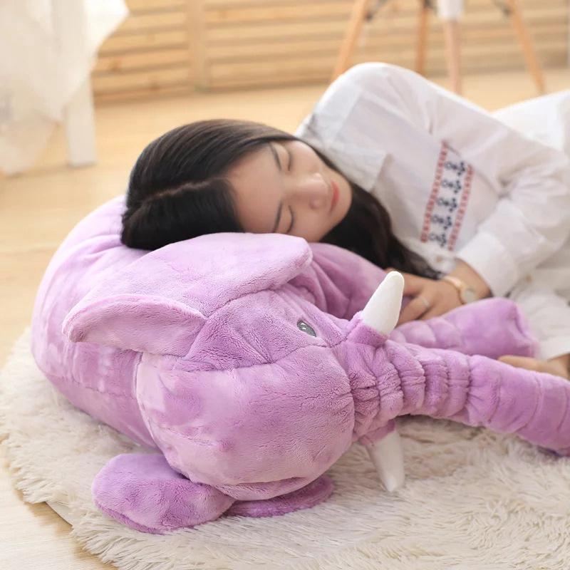 Elephant Plush Toy - Soothing Sleep Companion Doll for Babies