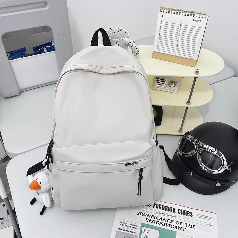 Girls' Fashion College-Style Backpack: Large Capacity, Casual Travel, Junior High School, or Couples