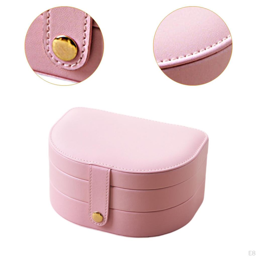 Reise Schmuckkoffer Box für Frauen Display Halter Aufbewahrungsorganizer