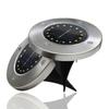 16-LED & 12-LED Stainless Steel Solar In-Ground Lights