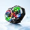 double  Semiconductor Cooling Chip Mobile Phone Coolers with Color  Light & Temp Display Cooling System for Gaming & Str