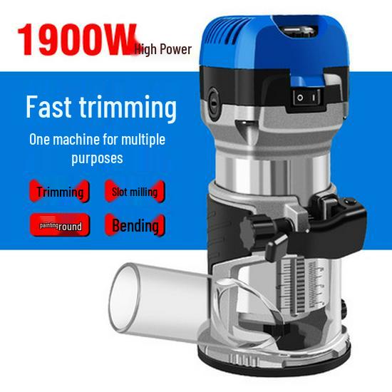 Electric Woodworking Trimmer & Router with Bakelite Base