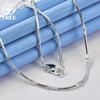 925 Sterling Silver 18/20 Inch 2mm Snake Chain Beads Necklace Jewelry