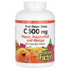 Natural Factors Fruit Flavored Chewable Vitamin C Peach Passionfruit & Mango 500mg Chewable Wafers, 180 Count