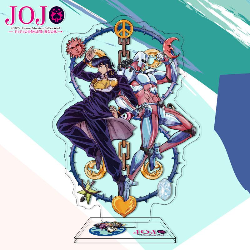 JOJO s Bizarre Adventure Golden Wind Anime Acrylic Standee Character Display Figurine Dropshipping Anime Merchandise