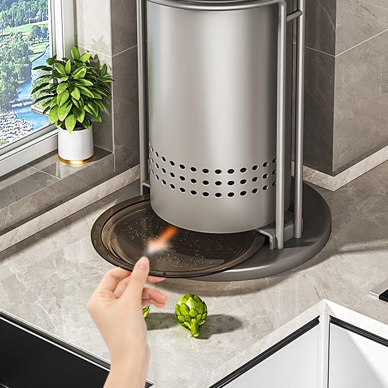 Nana Rotating Kitchen Storage Rack with Knife Holder