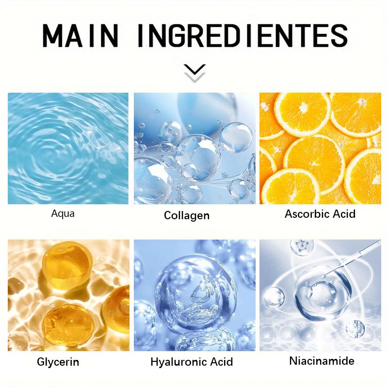 Crema Occhi al Collagene Anti-Età Idratante Rimuove Occhiaie Gonfiore Rassodante Levigante Cura Occhi Niacinamide Acido Ialuronico