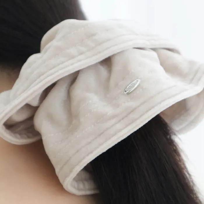 VELVET ROUND SCRUNCHIE_3COLOR