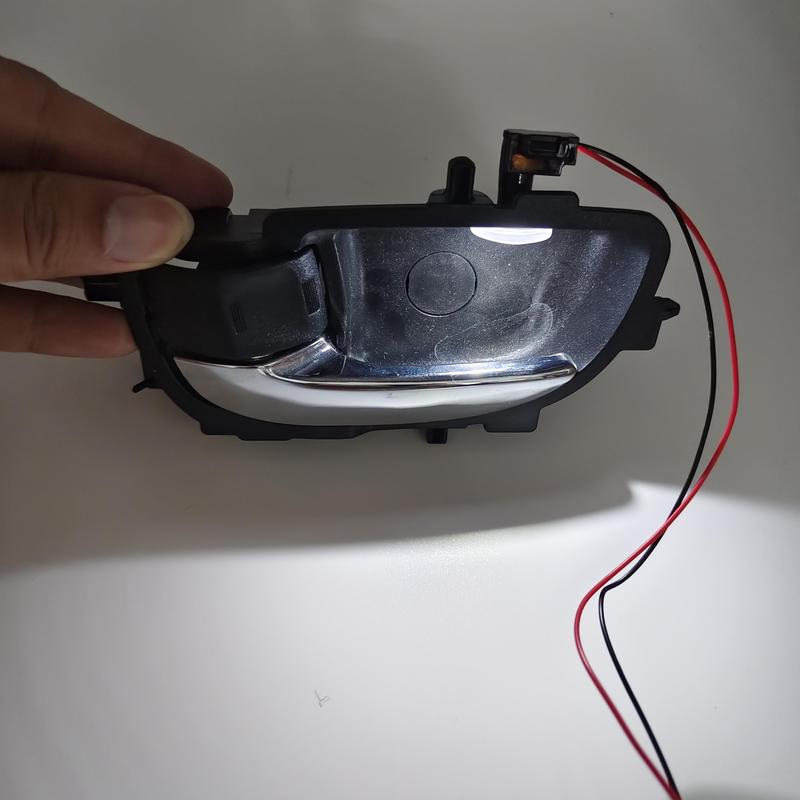 4pcs white light bright 12V Car door bowl light concealed tallation door handle light LED