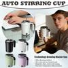 Smart Magnetisk Automatisk Rörkopp med Temperatursensor, Elektrisk Bärbar Kaffekopp, Kopp, Isolerad Flaska för Träning.