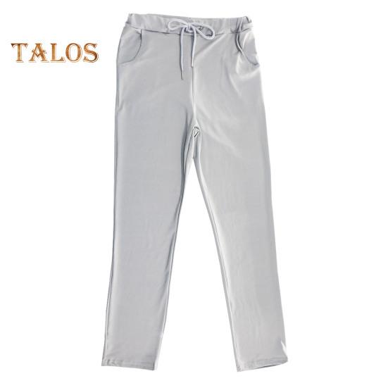 Women Yoga Pants with Pockets Adjustable Drawstring Stretch-Fitting Long Trousers Athletic Compression Leggings