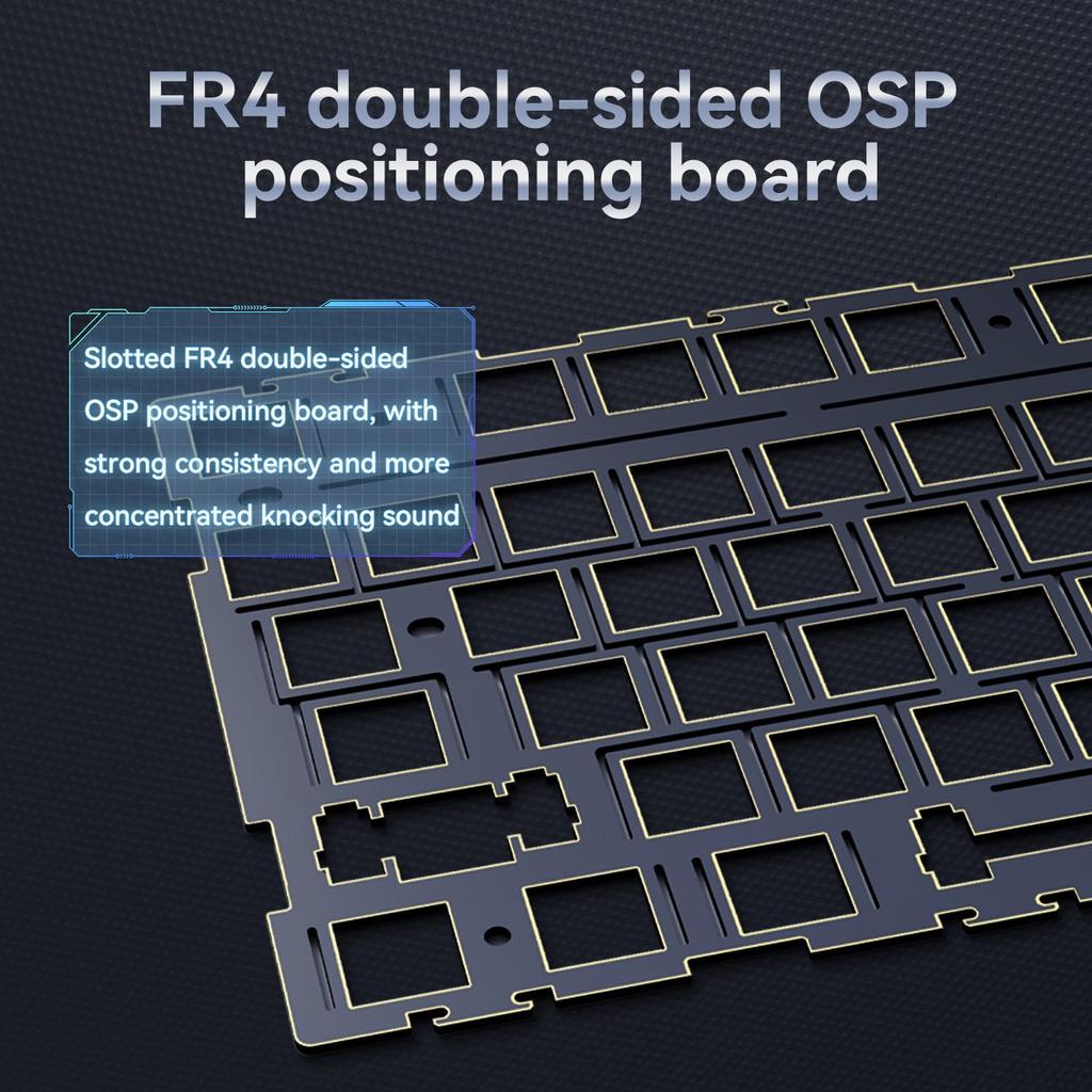 Ajazz AK980 V2 Gaming Keyboard Wireless Bluetooth 2.4G Receiver RGB Backlit