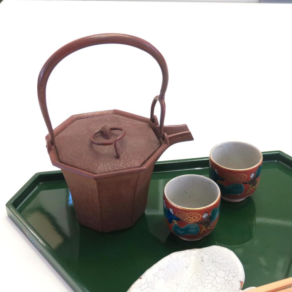 Takaoka Copperware Kita Shobei Hot 250ml Takaoka Iron Made in Product Number 22115 Teapot, Octagonal, Red, Approx. Capacity, Teapot, Japan,