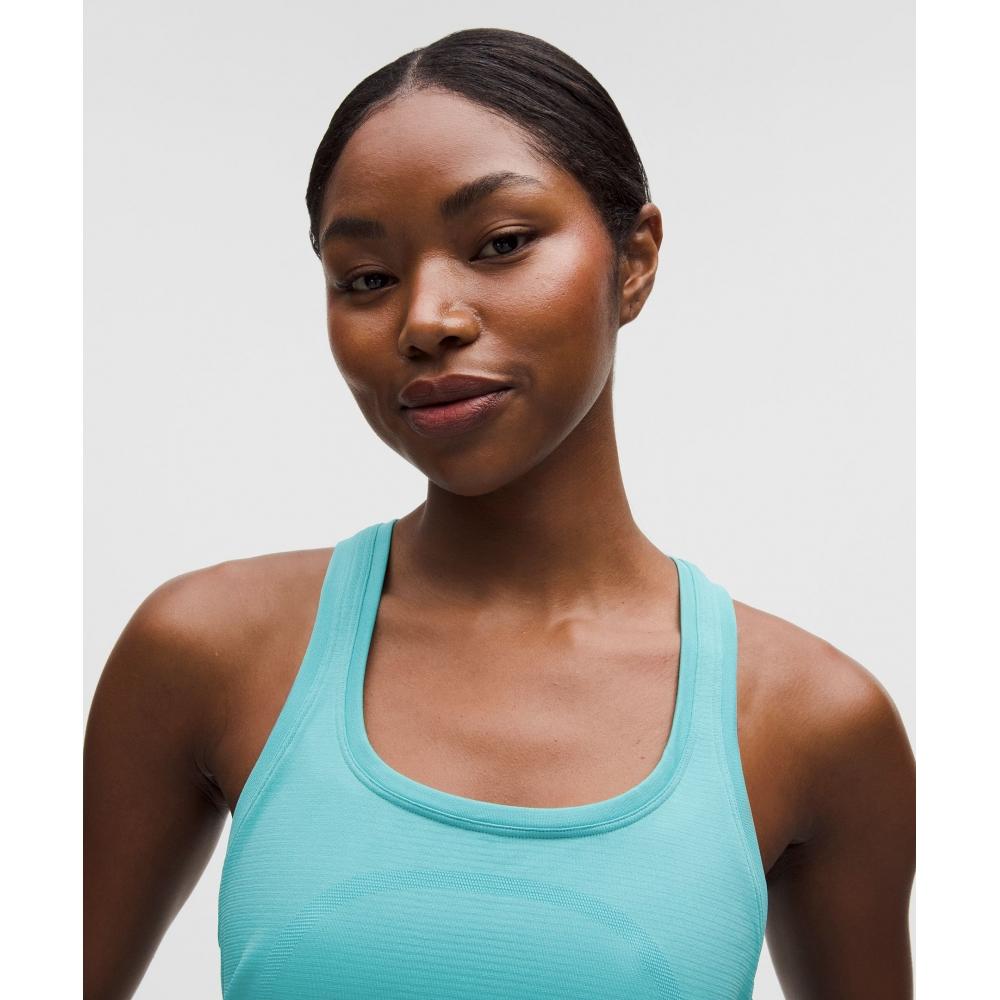 Lululemon Swiftly Tech Racerback Tank Top 2.0  Waist Length Fountain Fountain
