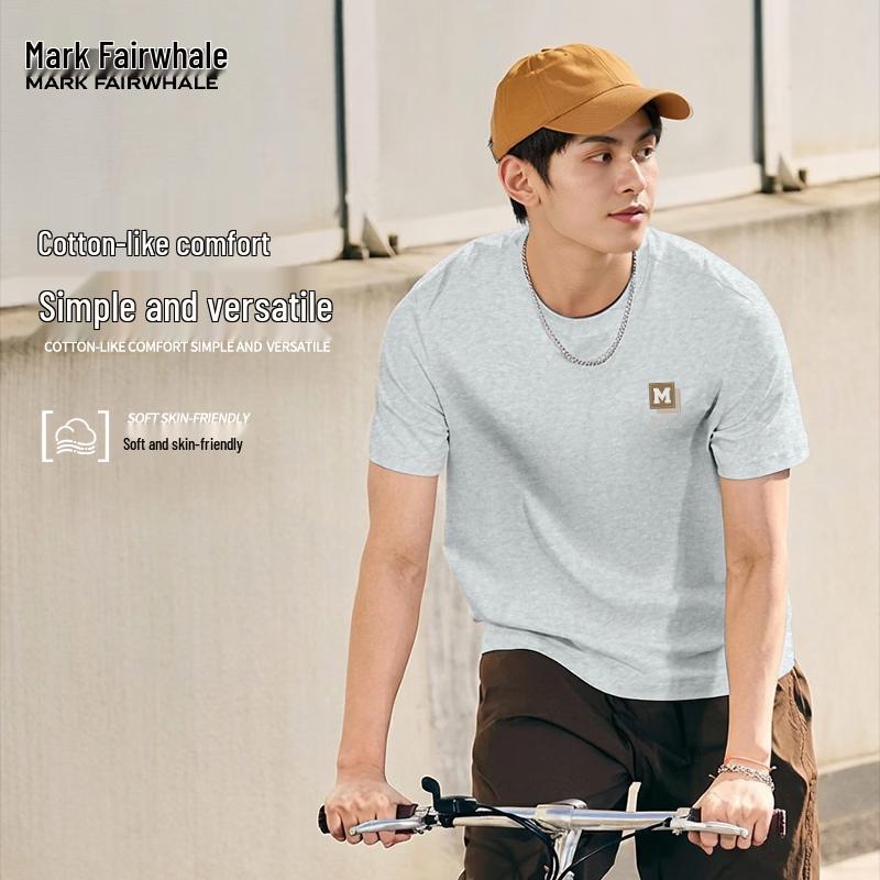 MARK FAIRWHALE Men s Heavyweight Cotton Graphic T-Shirt L