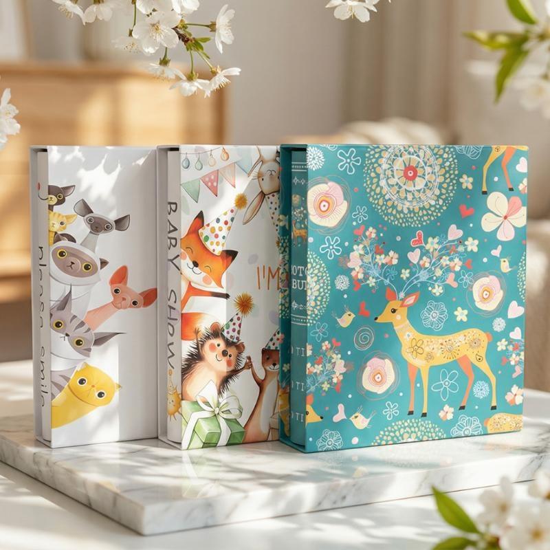 Фотоальбом 6 дюймов, 200 карманов, вкладываемый, ламинированные вставки, большая емкость для хранения фотографий