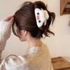 Siamese Cat Plush Bow Hair Clip - Cute Versatile Autumn/Winter Retro Accessory