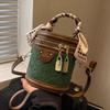 Textured Small Bag Women's Spring and Summer Niche Design Messenger Bag Women's Portable Bucket Bag