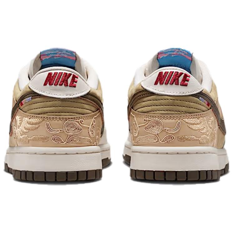 Nike Scarpe da Skateboard Dunk Low top Uomo Beige Ambra IQ1118-220