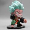 Anime Roronoa Zoro Fighting Figure Prison Cartoon Q Version Model Doll Around Kid Toy Gift