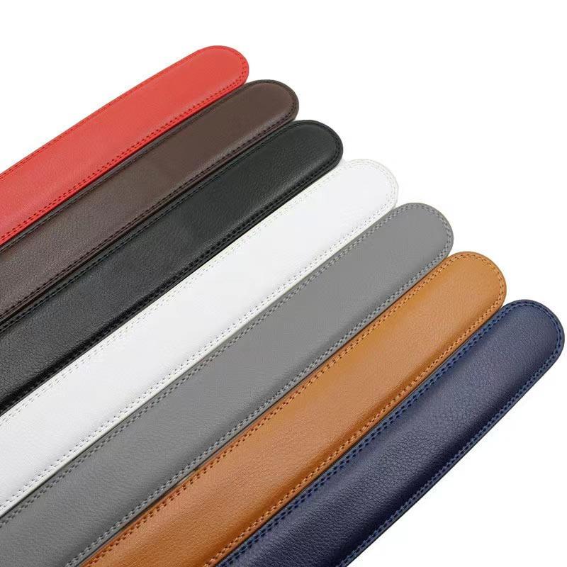 Business Casual Automatic Belt Twill Buckle Genuine Leather Belt Two-layer Cowhide Work Stick