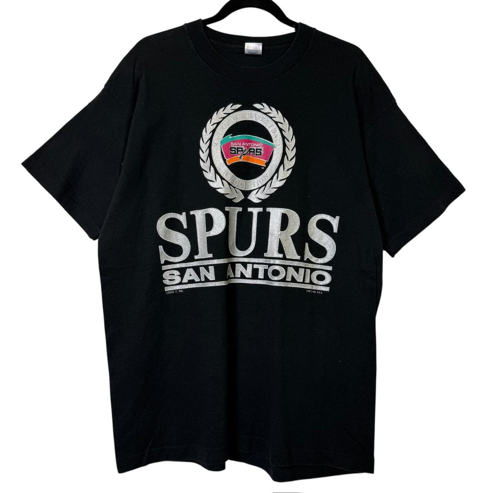 1991 San Antonio Spurs T shirt Sz XL (B2172) L