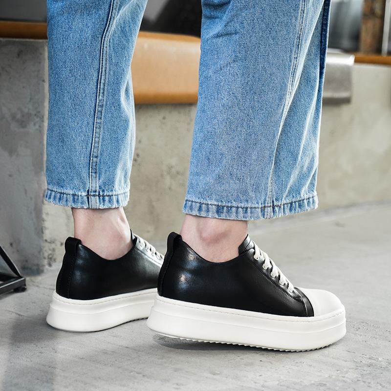 Fashion Leisure Walk Skateboard Footwear Thick Bottom Men's Tenis Masculino Fashion Outdoor Sneakers Versatile Soft Male Casual Shoes