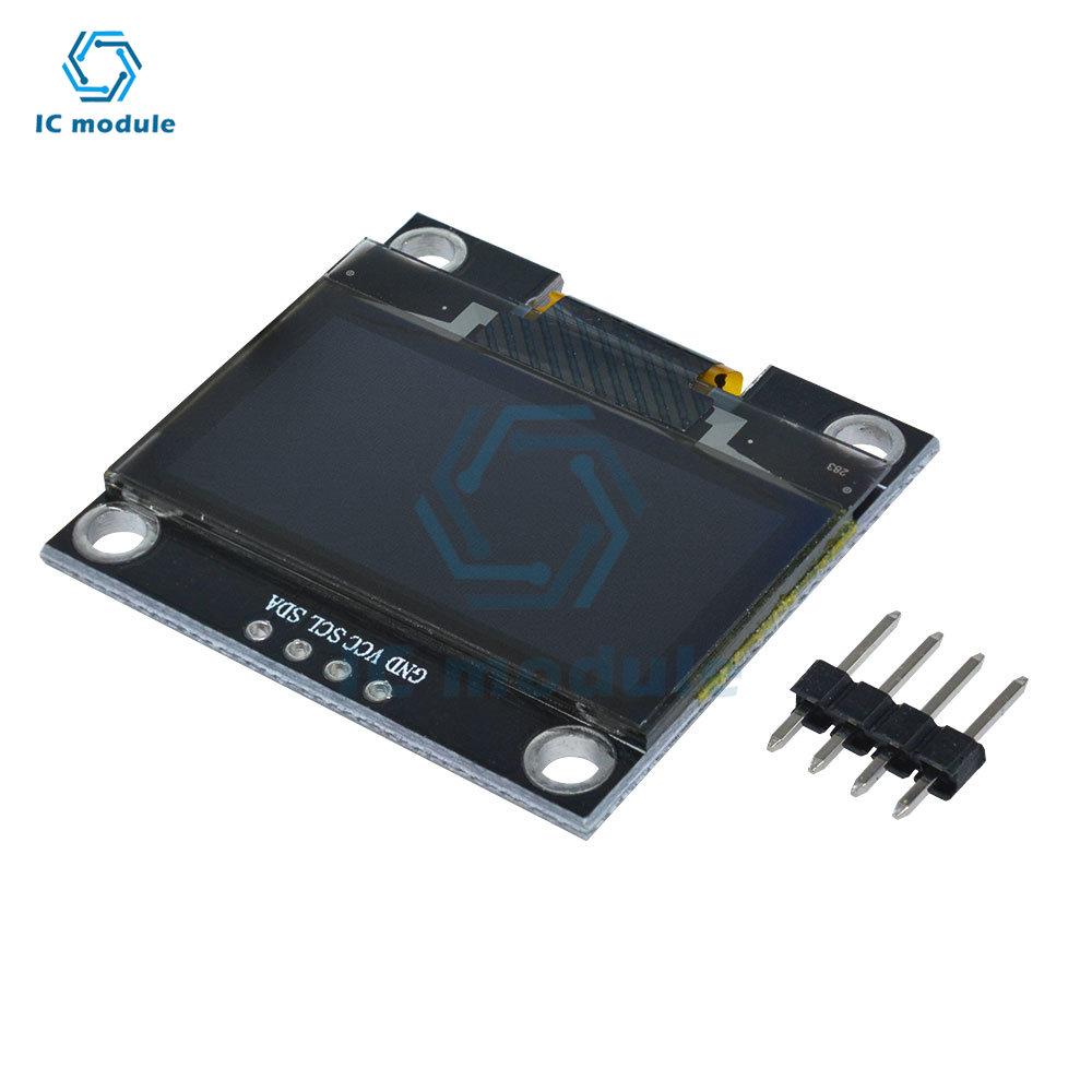 1.3 inch LCD Display Screen Module 128X64 Display Module IIC Serial 4pin White/Blue OLED Display Module 128X64 LCD Screen Board