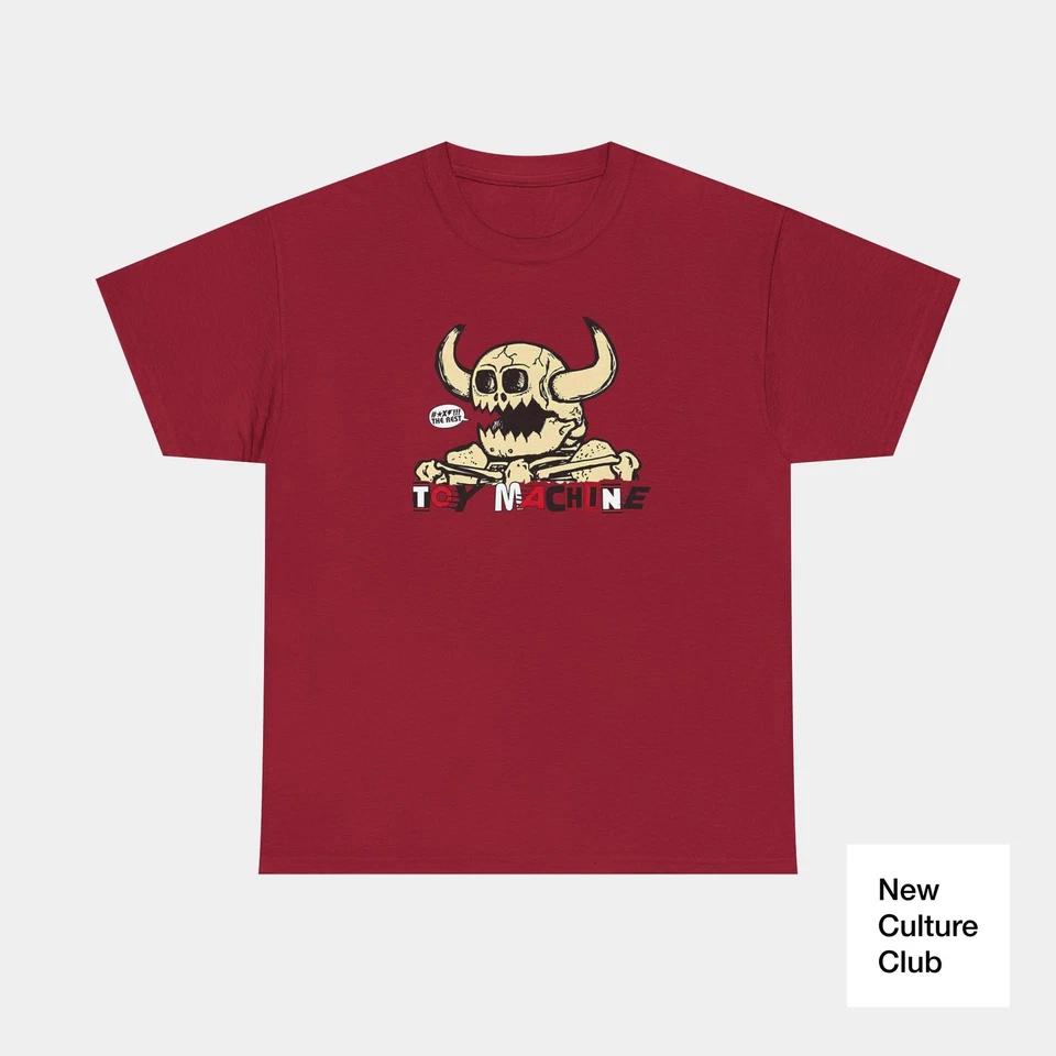 Toy Machine the Rest! Skull Classic Skateboarding T Shirt Print 7 2XL