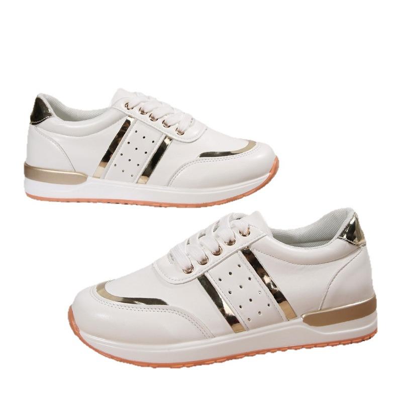 Autumn New Lace-up Breathable Sneakers Women's Plus Size 2025 Comfortable Low-Top Shoes