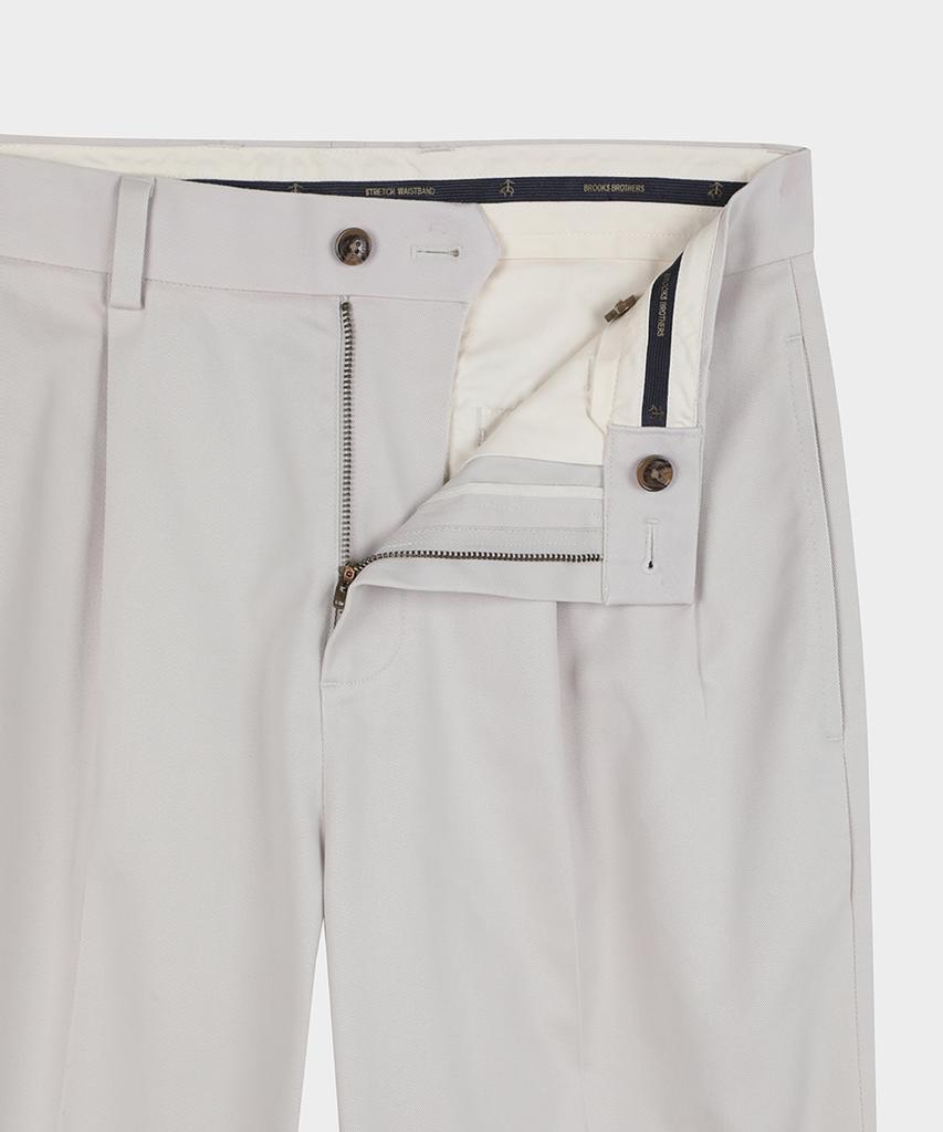 BROOKS BROTHERS Traditional Fit Heavyweight Advantage Chino (Stone) (Bbpcmm66821)