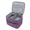 Nail Polish Storage Bag Hold 30 Bottles Large Capacity Portable Nail Polish Nail Lamp Carrying Case for Manicure