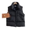 Autumn and Winter Short Down Cotton Vest Women's New Loose and Thin Vest Vest Vest Vest Versatile Jacket Tide