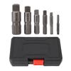 6Pcs Pipe Extractor Set Broken Screw Remover Removal Tool Kit for 1 8in To 1in Threaded Pipes