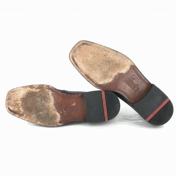 Lloyd Germany Heavy Leather Straight Tip 26.5 Brown Dress Shoes Business(USED)