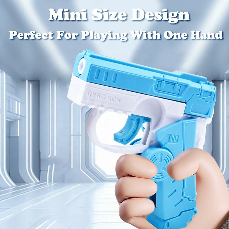 2 v 1 Deformovatelné Fidgeting Spinner Hračky Pistole Pro Děti Antistresová Ruční Spinner Vypouštěcí Hračka Hravá Automatická Odrazová Mini Pistole Gyroskop Dárek